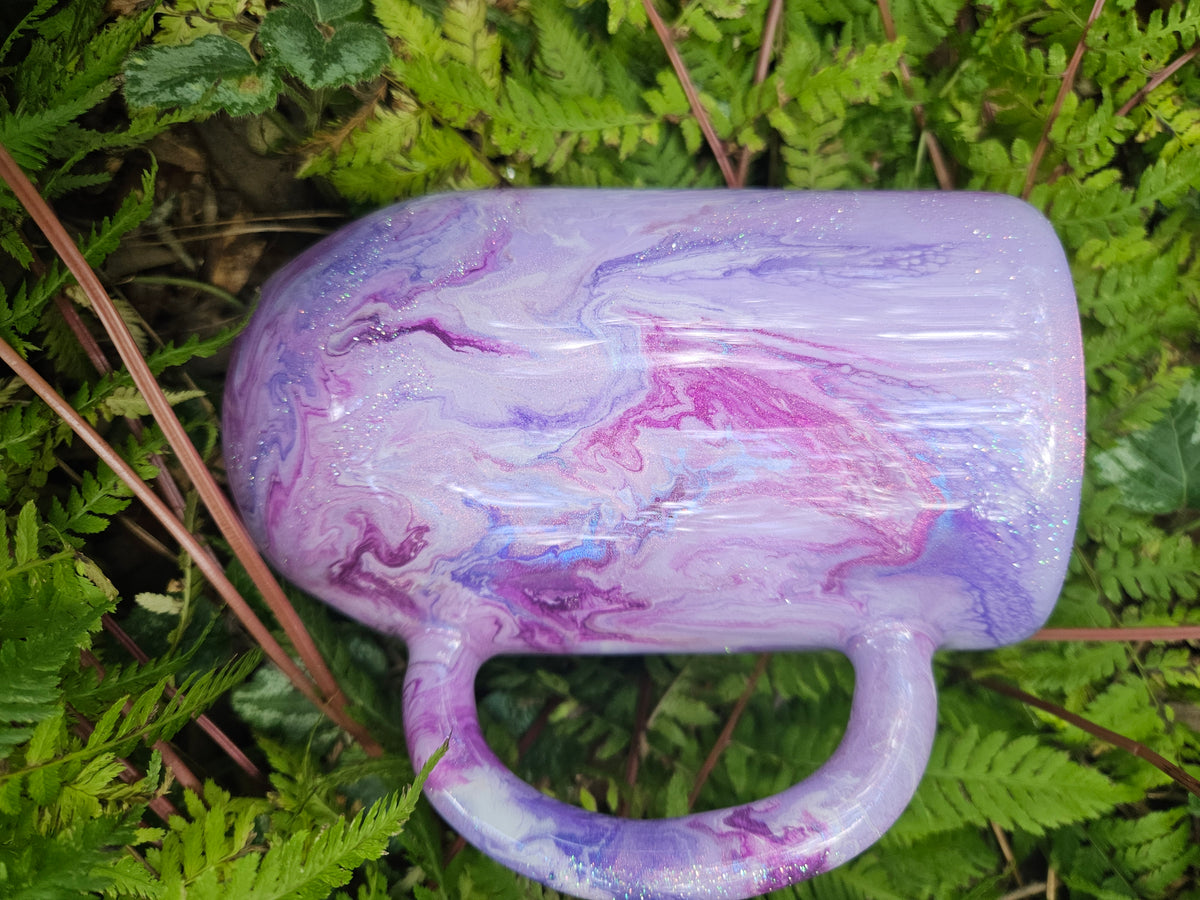 16 oz Stemmy Coffee Mug (Purples)